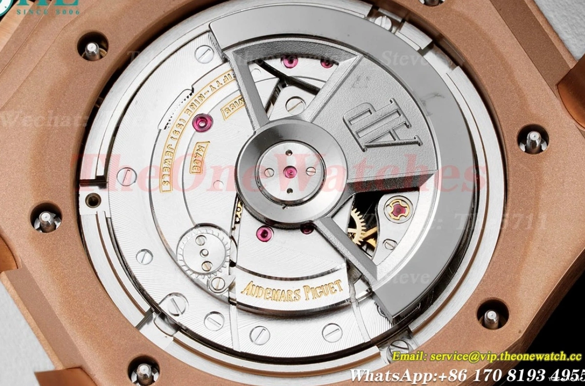 White JJF Royal Offshore 26408 White 44mm RU Oak RG A3126 0316